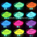 Factory direct! cosmetic grade colorful glow in the dark pigment decoration for nali art